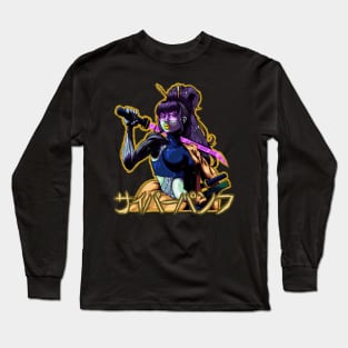 Cyberpunk X Japan: Ronin Girl Long Sleeve T-Shirt